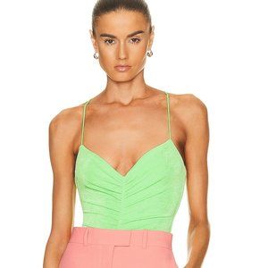 SER.O.YA Coral Bodysuit in Neon Pink NWT Size Medium